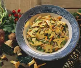 Herbstlicher Nudelsalat