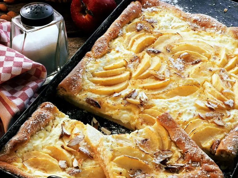 Apfel-Käse-Kuchen nach fränkischer Art