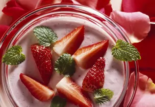 Erdbeerquark mit Joghurt