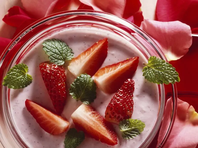 Erdbeerquark mit Joghurt
