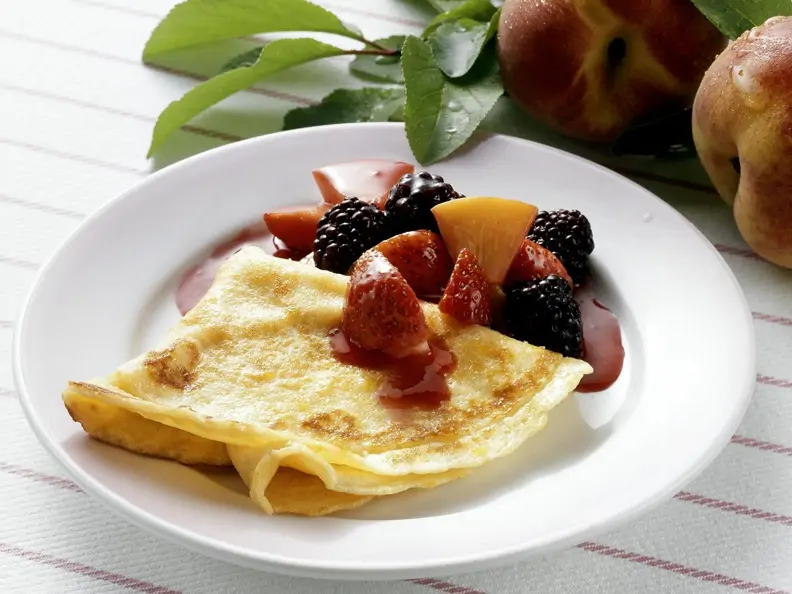 Crêpe mit Obst