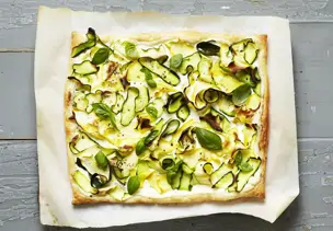 Zucchini-Fladen