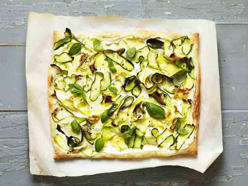 Zucchini-Fladen