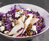 Rotkohl-Linsen-Salat