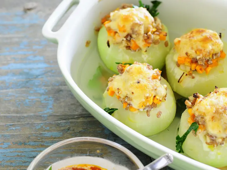 Kohlrabi aus dem Ofen