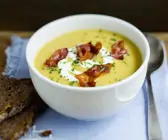Kartoffelsuppe mit Bacon