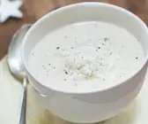 Blumenkohl-Mairübchen-Suppe