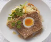Hackbraten mit Kartoffel-Karotten-Püree