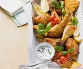 Hähnchen mit Zitrone und Cherrytomaten