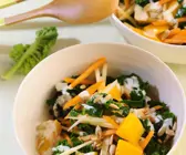 Grünkohlsalat mit Möhren