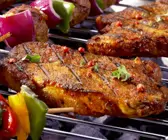 Gegrillte Schweinesteaks