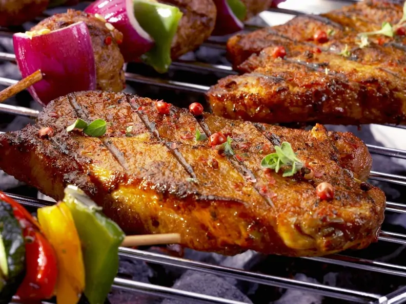 Gegrillte Schweinesteaks