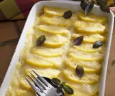 Käse-Polenta-Gratin