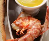 Gegrillte Garnelenschwänze mit Aioli