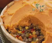 Cottage Pie mit Pute und Süßkartoffelpüree