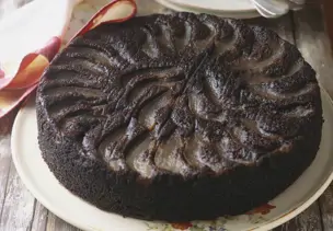 Saftiger Birnen-Schokokuchen