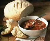 Tomatensuppe mit Bohnen