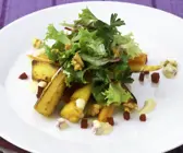 Gebratene Pastinaken mit Endivien-Rote-Bete-Salat
