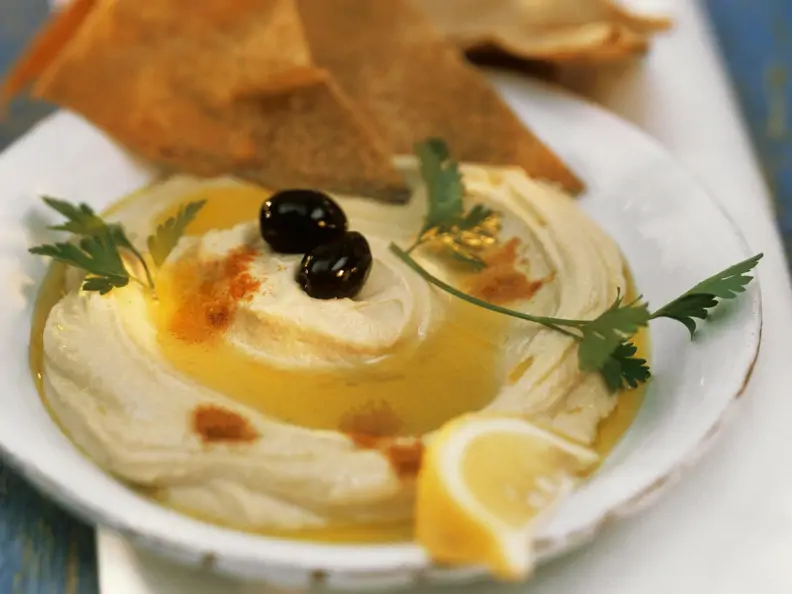 Kichererbsenaufstrich (Hummus)