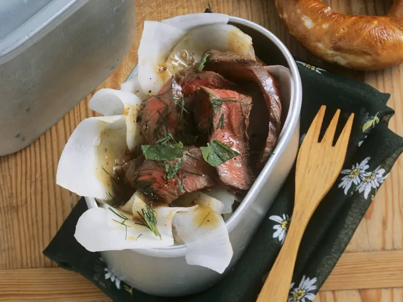 Rindfleisch-Rettich-Salat