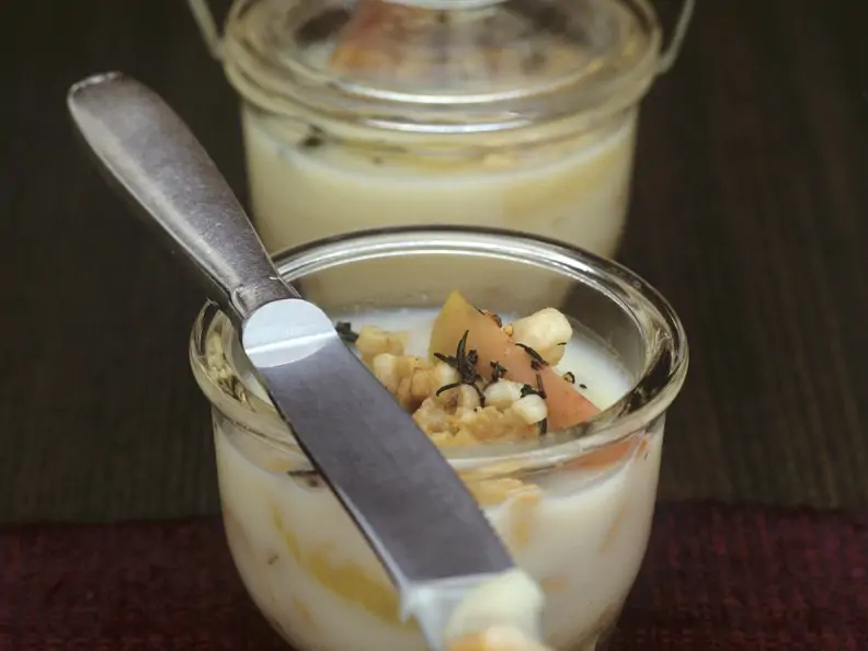 Gänseschmalz mit Apfel