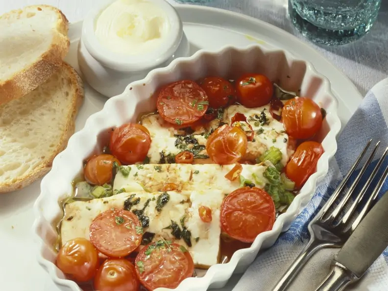 Tomaten-Feta-Auflauf