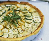 Zucchini-Ziegenkäse-Tarte