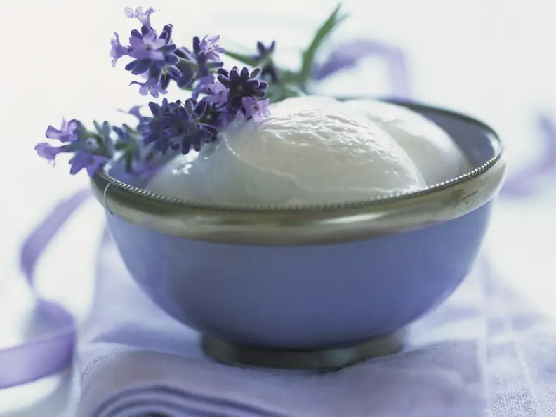 Lavendelsorbet