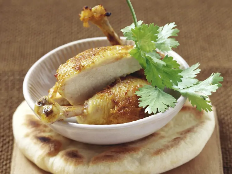 Hähnchen auf Tandoori-Art
