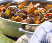Wildgulasch mit Pfifferlingen