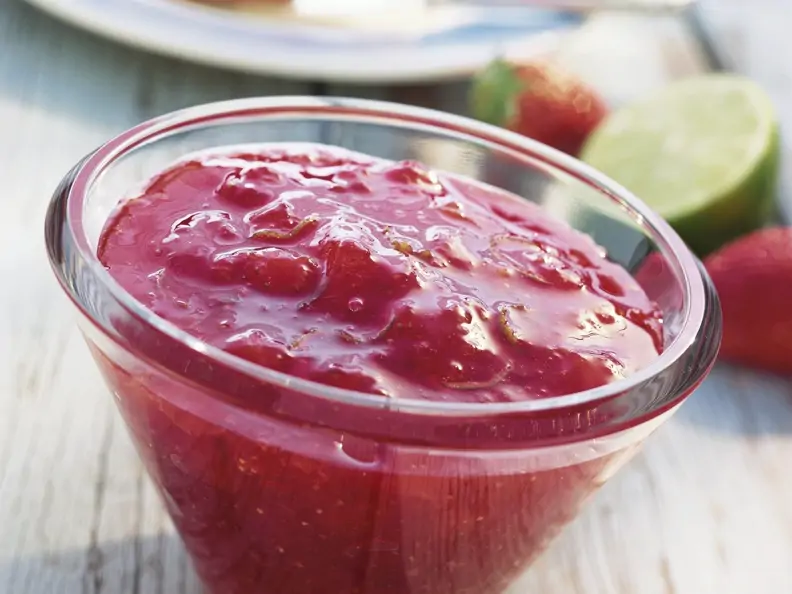 Erdbeer-Limetten-Marmelade
