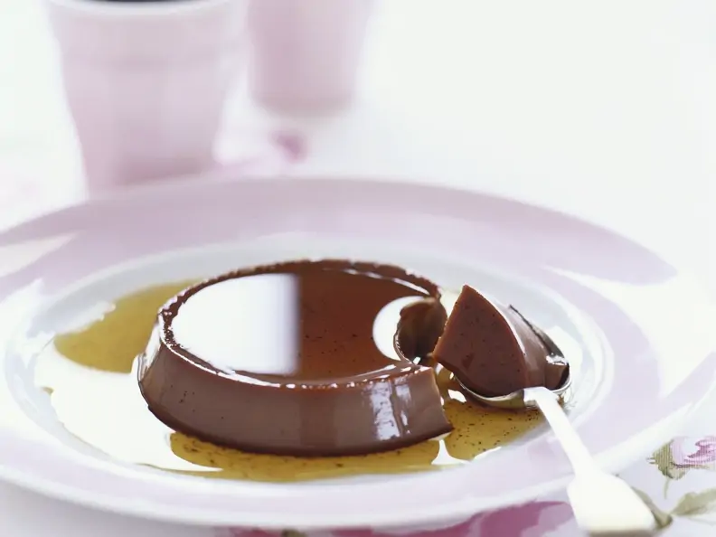 Schokoladencreme mit Karamell