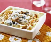 Heringsauflauf mit Käse und Ei