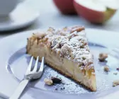 Vollkorn-Apfelkuchen mit Streuseln