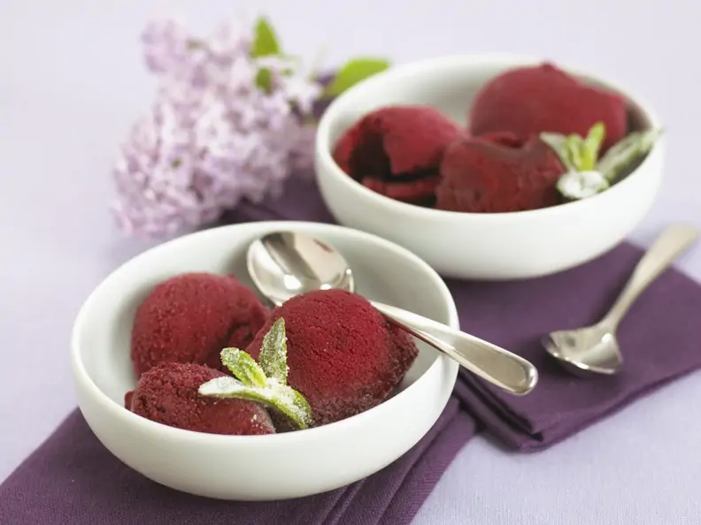 Johannisbeersorbet