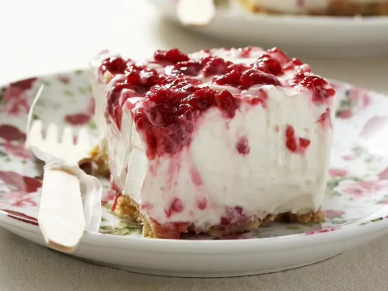 Frischkäse-Himbeer-Kuchen