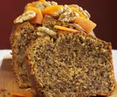 Kürbiskuchen mit Walnüssen