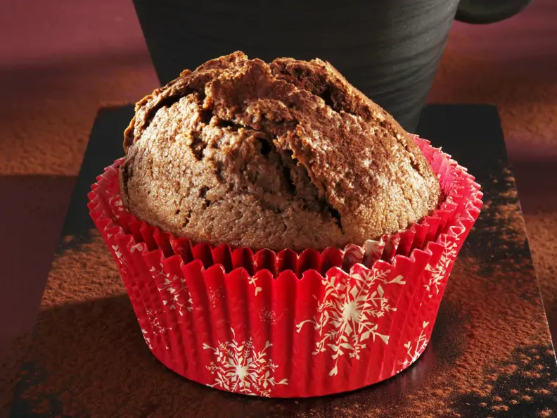 Weihnachtlicher Lebkuchenmuffin