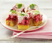 Johannisbeer-Mandel-Kuchen mit Baiser