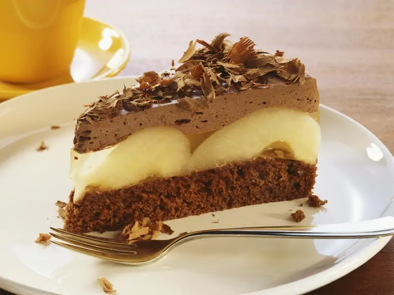Schoko-Birnen-Torte