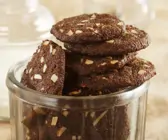 Schoko-Mandel-Taler mit Kokos