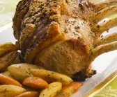 Schweinekarree mit Gemüse