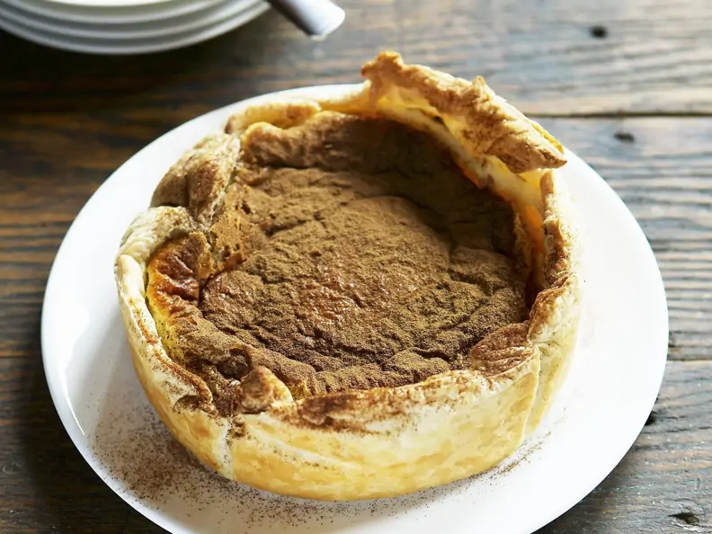 Süßer Milchkuchen (Milktarte) auf südafrikanische Art