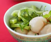 Lychee-Kiwi-Salat