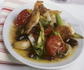 Geschmortes Huhn in Wein