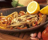 Paprika-Auberginen-Salat