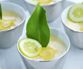 Panna cotta mit Limette