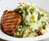 Rinderfiletsteak mit Salat-Püree