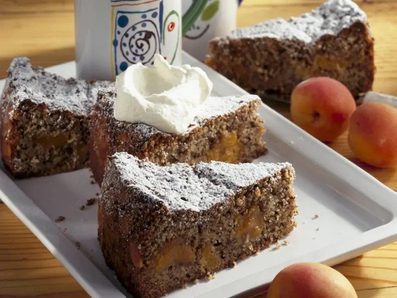 Schokokuchen mit Aprikosen