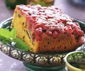 Kürbis-Preiselbeerkuchen